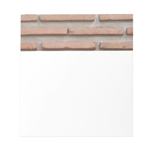 Brick-muur Notitieblok (Voorkant)