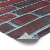 Brick-muur Poster (Hoek)