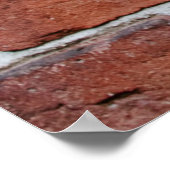 Brick-muur Poster (Hoek)