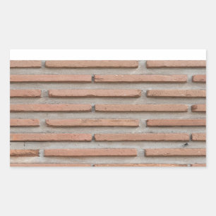 Brick-muur Rechthoekige Sticker
