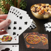 Brick Oven Pizza with Toppings Pokerkaarten (Insitu)