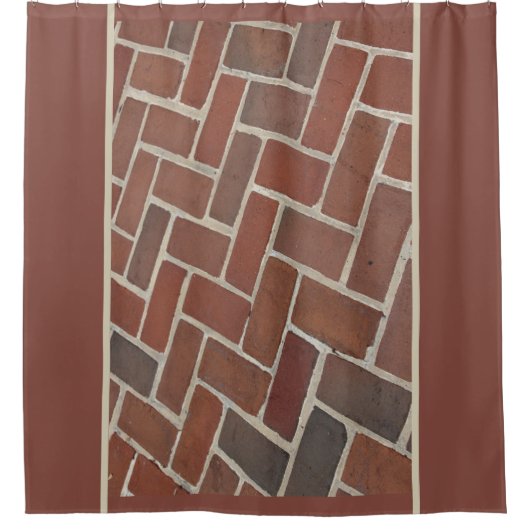 Brick Pattern Douchegordijn (Voorkant)