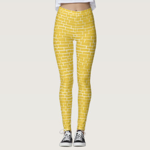 Brick Road - Geel en transparant Leggings