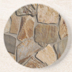 Brick, Rock, Stone Series—Flat Stone Onderzetter