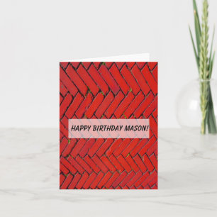 Brick rouge Chevron