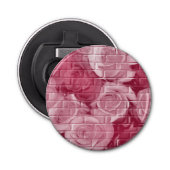 Brick-Rozen 14 Mauve-Round flesopening Button Flesopener (Voorkant)
