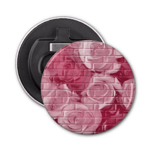 Brick-Rozen 14 Mauve-Round flesopening Button Flesopener