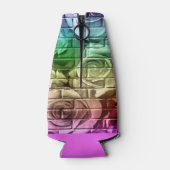 Brick Rozen-16-RegenboogDrink Fles Cooler-Koozie Flesjeskoeler (Achterkant)