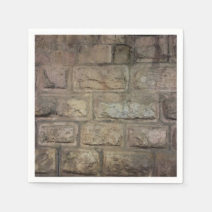 Brick Standard Cocktail Paper Napkins Servet