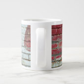 Brick Wall Advertisement Detail, Council Grove, KS Extra Grote Beker (Achterkant)