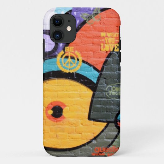 Brick wall Amsterdam Graffiti foto Case-Mate iPhone Case (Achterkant)