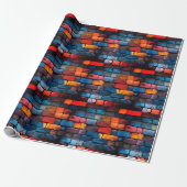 Brick Wall Art Cadeaupapier (Uitgerold)