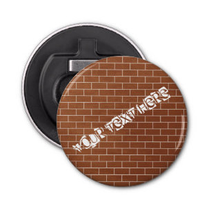 Brick Wall Bottle Opener met aangepaste tekst