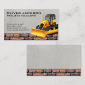 Brick Wall | Bouwvoertuigen Visitekaartje (Voorkant / Achterkant)