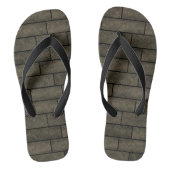 Brick wall, brick teenslippers (Voetbed)