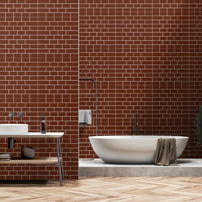 Brick Wall Bricks Behang (Badkamer)