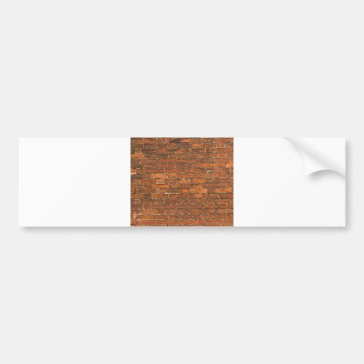 Brick Wall Bumpersticker (Voorkant)
