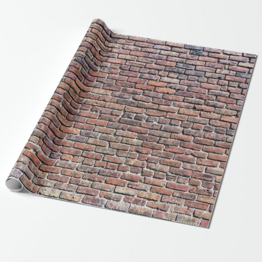Brick Wall Cadeaupapier (Uitgerold)