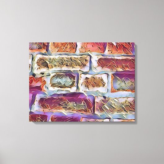 BRICK WALL CANVAS AFDRUK (Voorkant)
