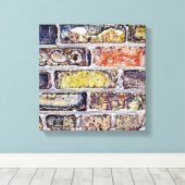 Brick Wall Canvas Afdruk (Insitu (Houten vloer))