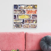 Brick Wall Canvas Afdruk (Insitu (Woonkamer))
