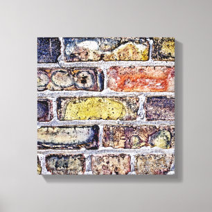 Brick Wall Canvas Afdruk