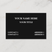 Brick Wall Construction Visitekaartje (Achterkant)