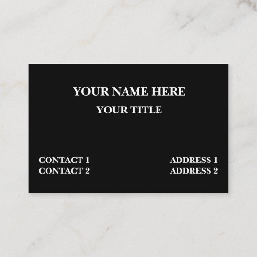 Brick Wall Construction Visitekaartje (Achterkant)