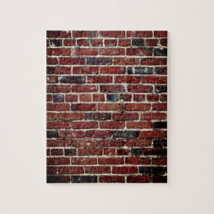 Brick Wall Cool Textielpatroon Legpuzzel