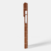 Brick Wall Custom Tekst iPhone Case (Achterkant / Links)