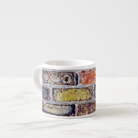 Brick Wall Espresso Kop (Voorkant links)
