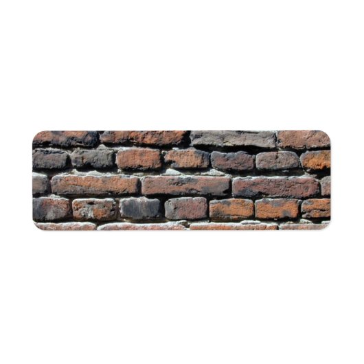 Brick Wall Etiket (Voorkant)