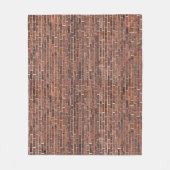 Brick Wall Fleece Deken (Voorkant)