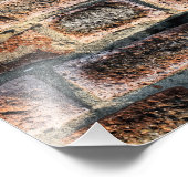 BRICK WALL FOTO AFDRUK (Hoek)