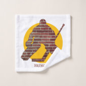 Brick Wall Hockey Goalie (Gant de toilette)