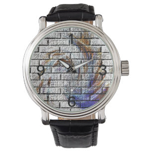 BRICK WALL HORLOGE