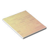 Brick Wall in Oranje en Geel Notitieblok Jotter (Schuin)