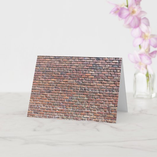 Brick Wall Kaart (Orchidee)