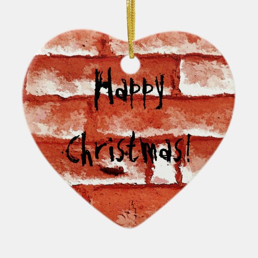 BRICK WALL KERAMISCH ORNAMENT (Voorkant)