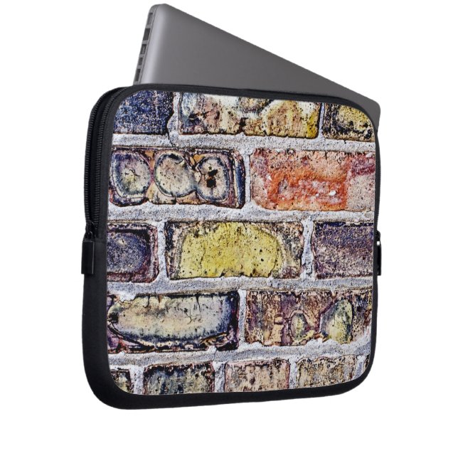 Brick Wall Laptop Sleeve (Voorkant Rechts)