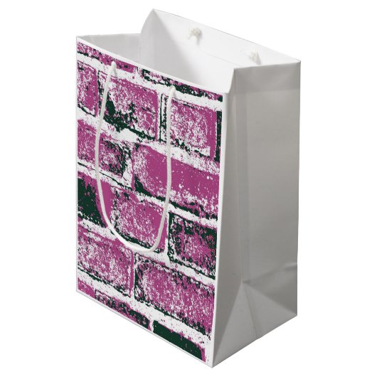 BRICK WALL MEDIUM CADEAUZAKJE (Voorkant Gekanteld)