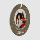 Brick Wall Notre premier Noël, M. et Mme mariés (devant)