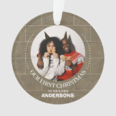 Brick Wall Notre premier Noël, M. et Mme mariés (devant)