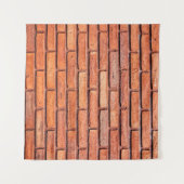 Brick wall oranje baksteen wandkleed (Voorkant (horizontaal))