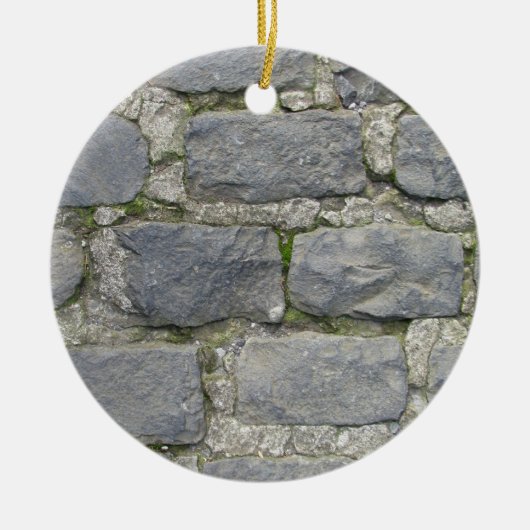 Brick Wall ornament, aanpassen Keramisch Ornament (Voorkant)