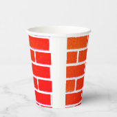 Brick Wall Papieren Bekers (Rechts)