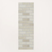 Brick Wall Pastel Tones Yogamat (Voorkant)
