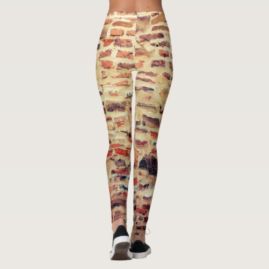 Brick Wall Pattern Leggings (Achterkant)