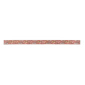Brick Wall Pattern Satin Gift Wrap Ribbon Lint (Voorkant)