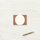 Brick Wall Post-it® Notes Texte personnalisé Votre (Sur un bureau)